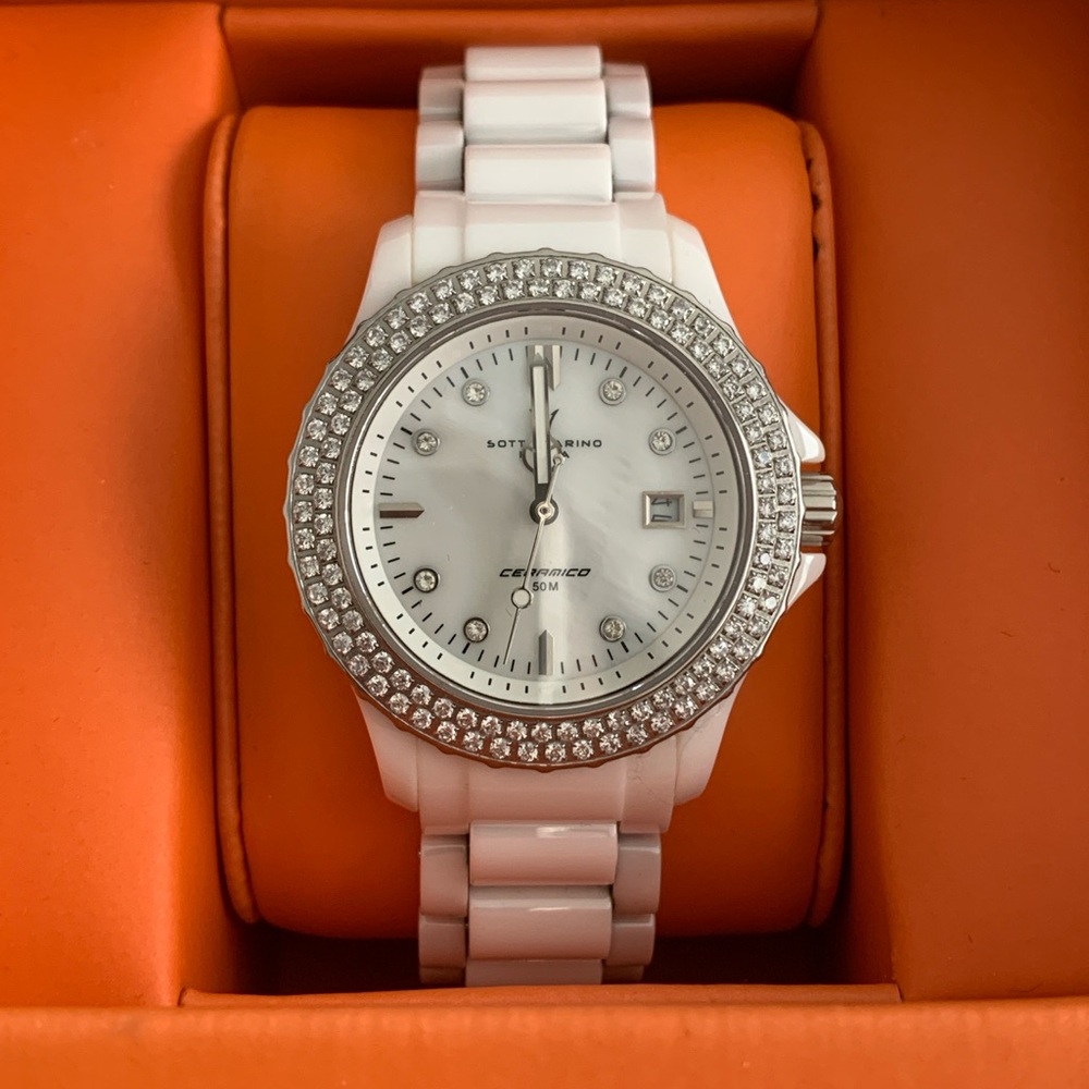 SottoMarino Italia White Ceramic Watch